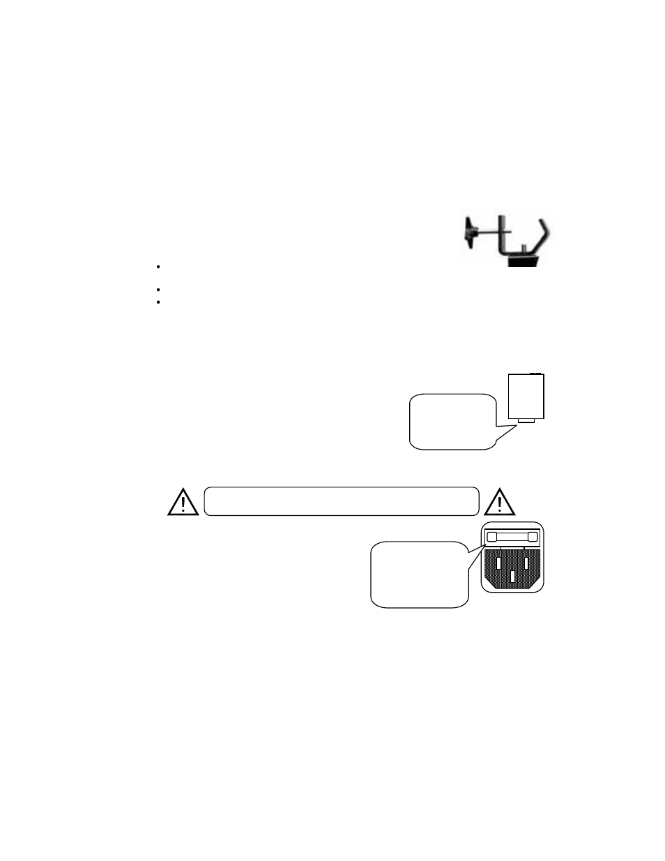 Mounting, Manual focusing, Fuse replacement | Chauvet Intimidator Color DMX-500 User Manual | Page 7 / 15