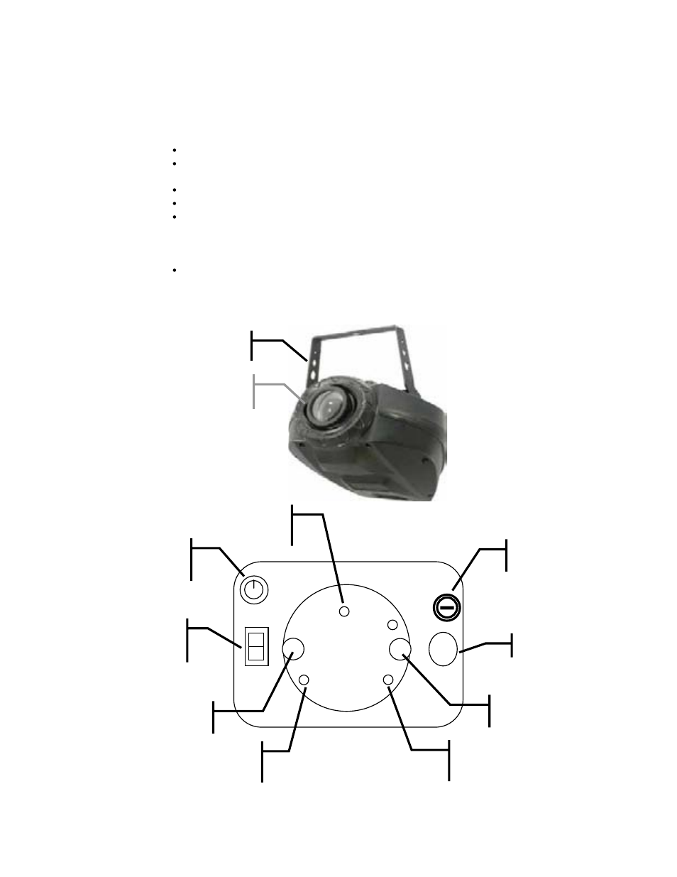Ntroduction, Features, Product overview | Chauvet SX GOBO DMX512 User Manual | Page 5 / 12