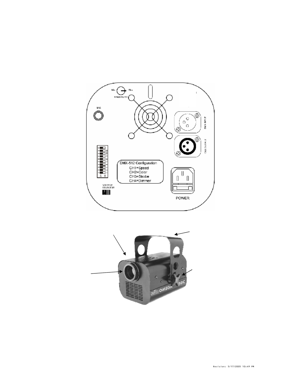 Product overview, Roduct, Verview | Chauvet DMX-250C User Manual | Page 5 / 15