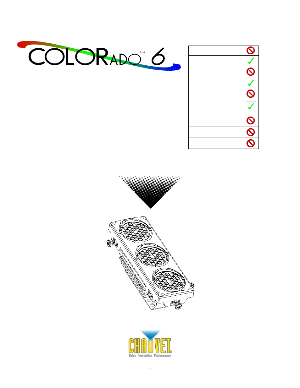 Chauvet 6 User Manual | 34 pages