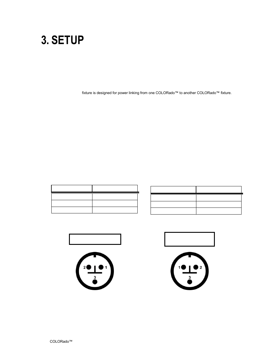 Setup, Ower, Ac power | Chauvet 6 User Manual | Page 8 / 34