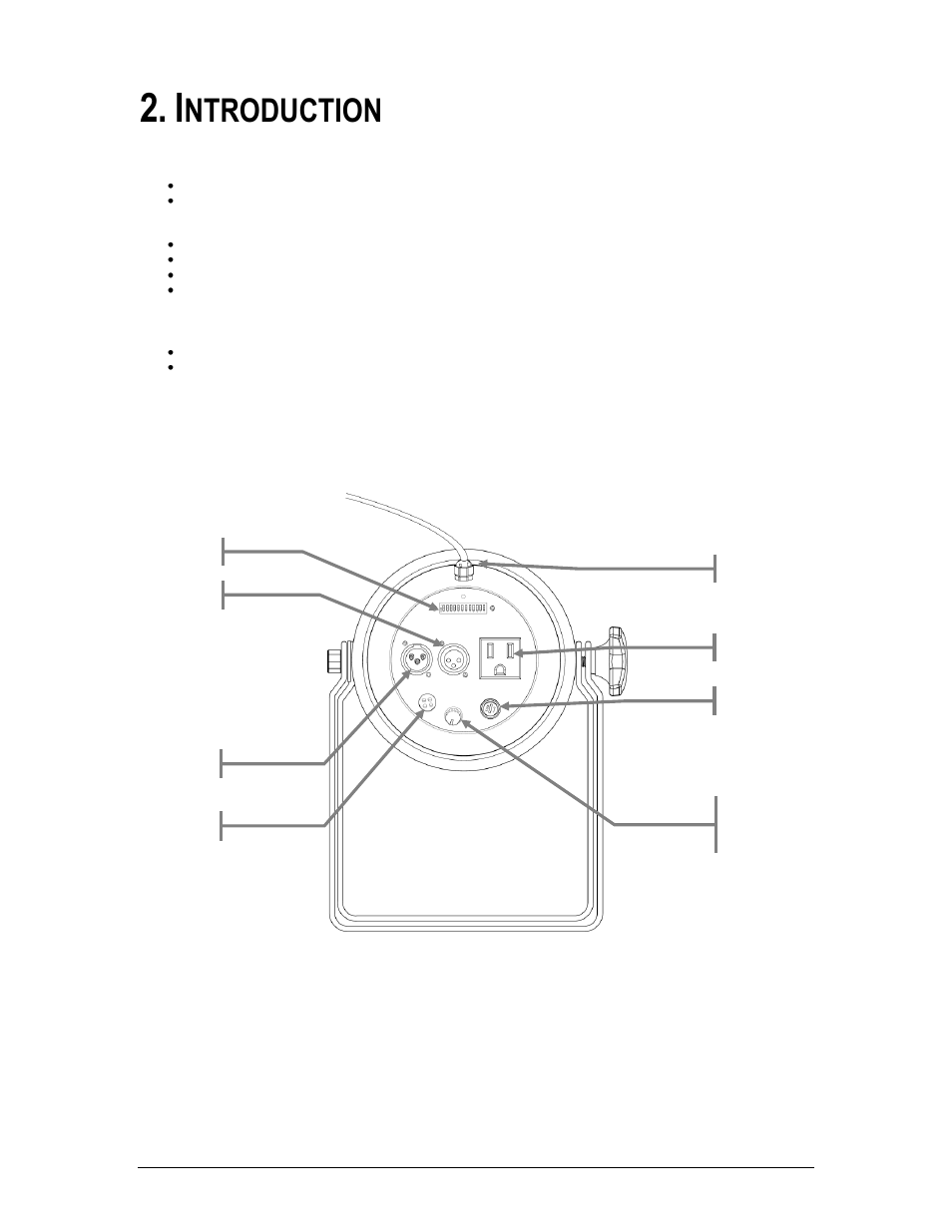 Introduction, Eatures, Roduct | Verview, Ntroduction | Chauvet LEDRAIN 64C User Manual | Page 5 / 17