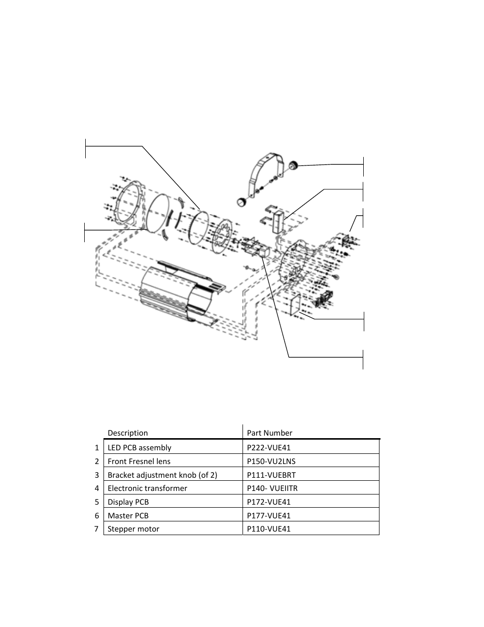Blow-out diagram | Chauvet DMX512 User Manual | Page 16 / 24