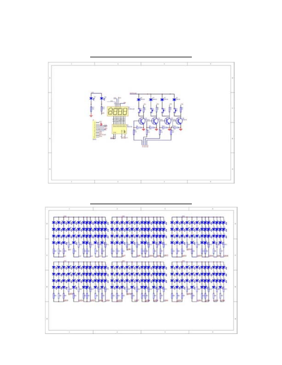 Display pcb schematics | Chauvet DMX512 User Manual | Page 19 / 24