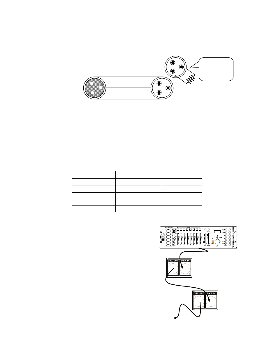 Setting up a dmx serial data link | Chauvet DMX512 User Manual | Page 8 / 24
