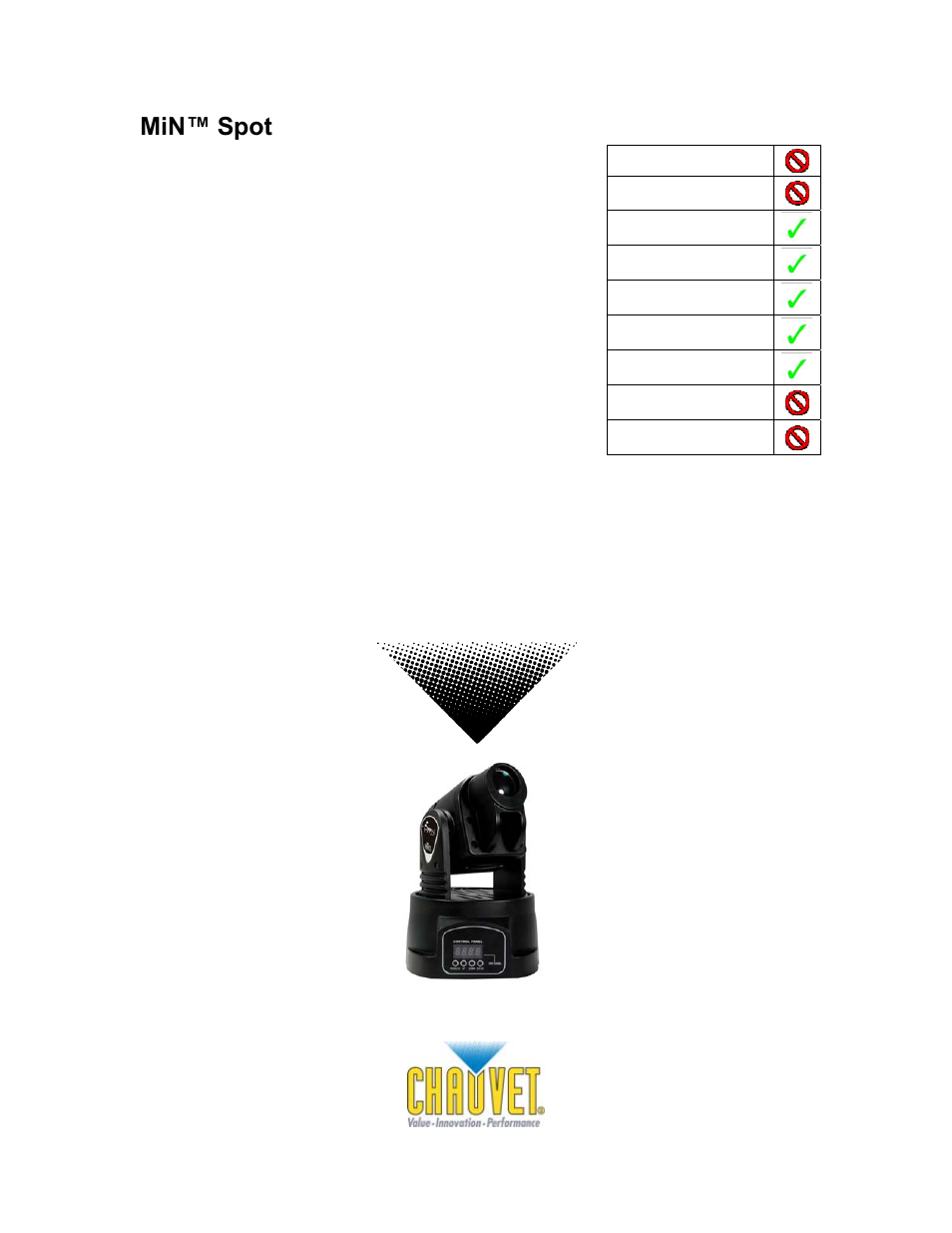 Chauvet MIN DMX512 User Manual | 19 pages