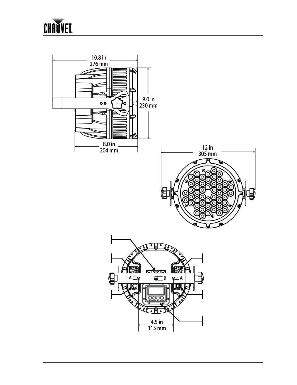 Product overview, Introduction | Chauvet Work Light User Manual | Page 9 / 28