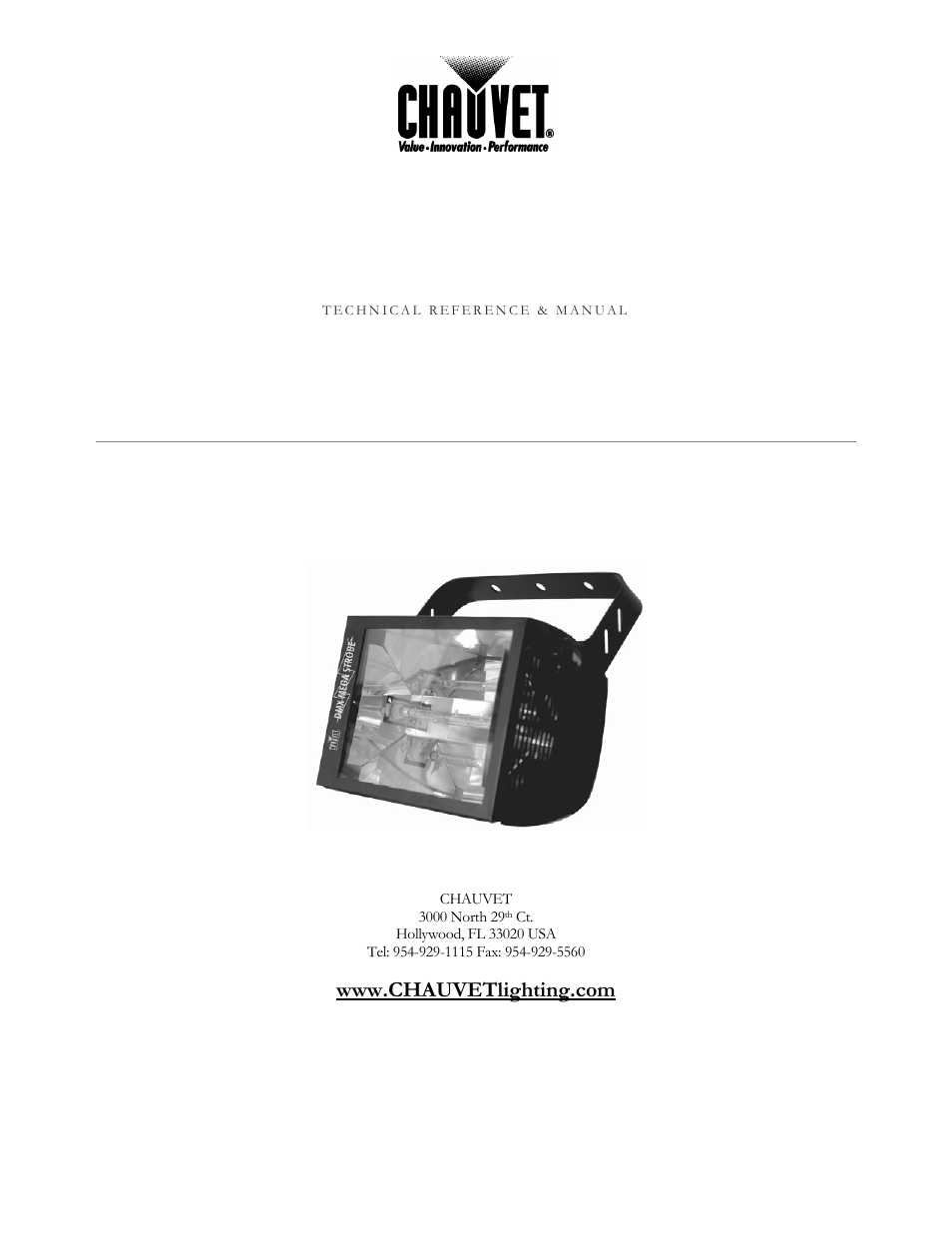 Chauvet DMX-750 User Manual | 12 pages
