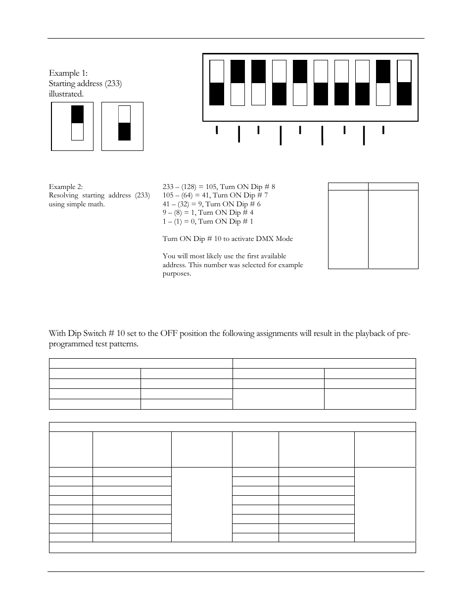 Self-test mode | Chauvet DMX-750 User Manual | Page 9 / 12