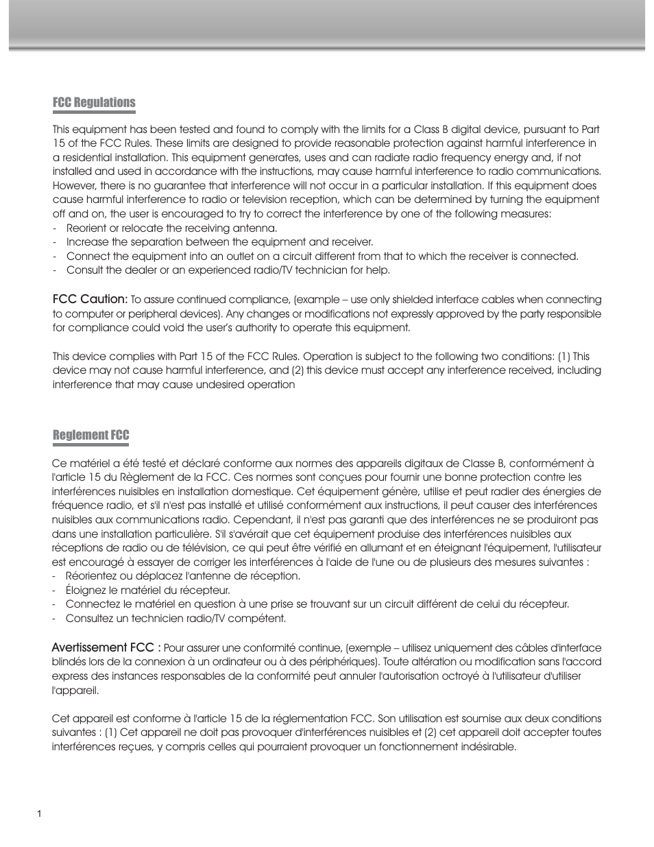 Cyber Acoustics CA-461 User Manual | Page 2 / 23