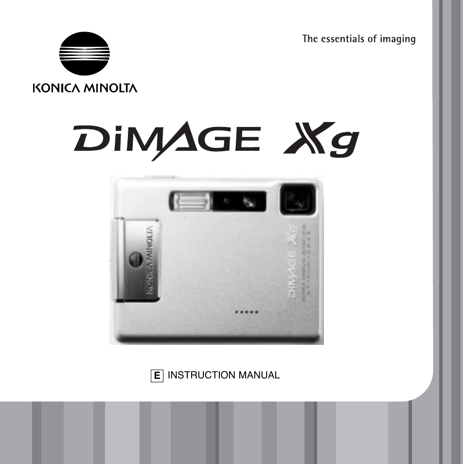 Konica Minolta DiMAGE Xg User Manual | 132 pages