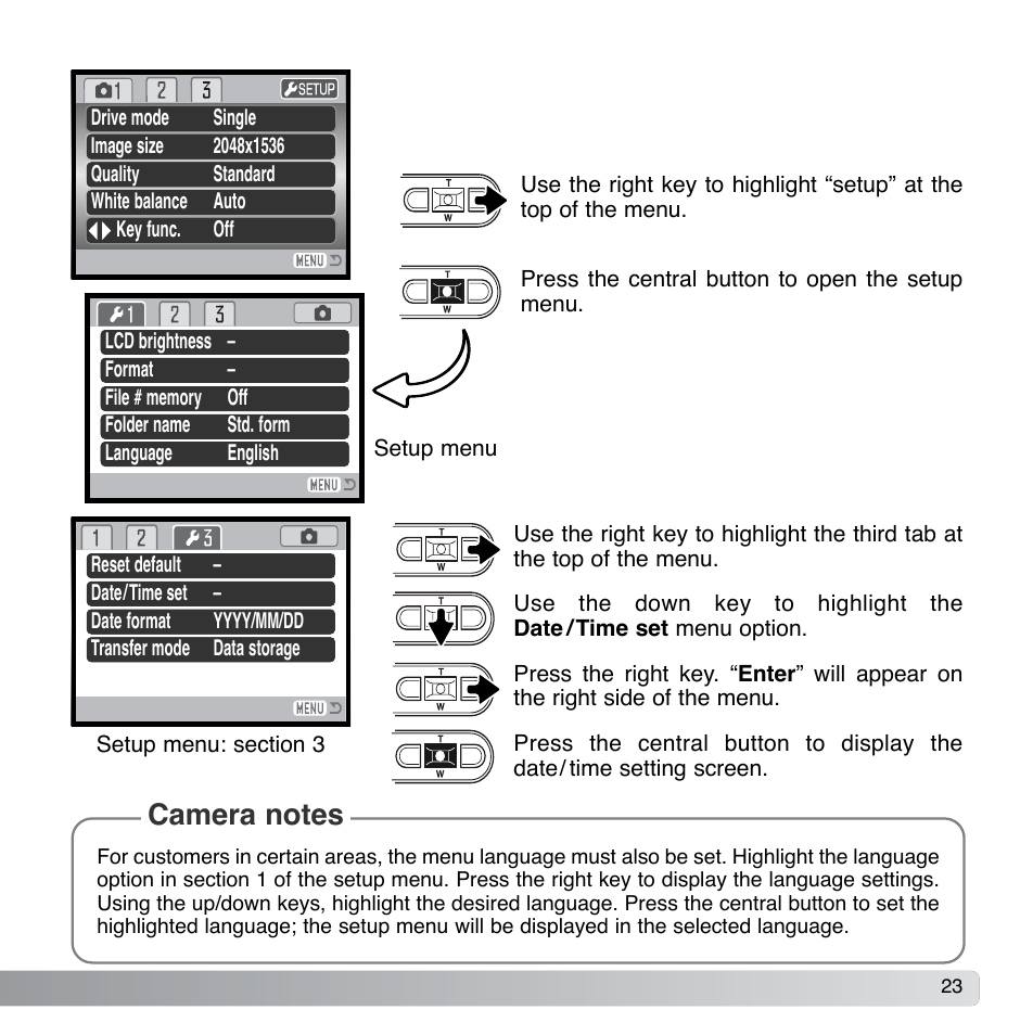 Konica Minolta DiMAGE Xg User Manual | Page 23 / 132