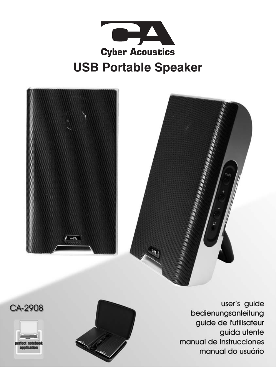 Cyber Acoustics CA-2908 User Manual | 15 pages