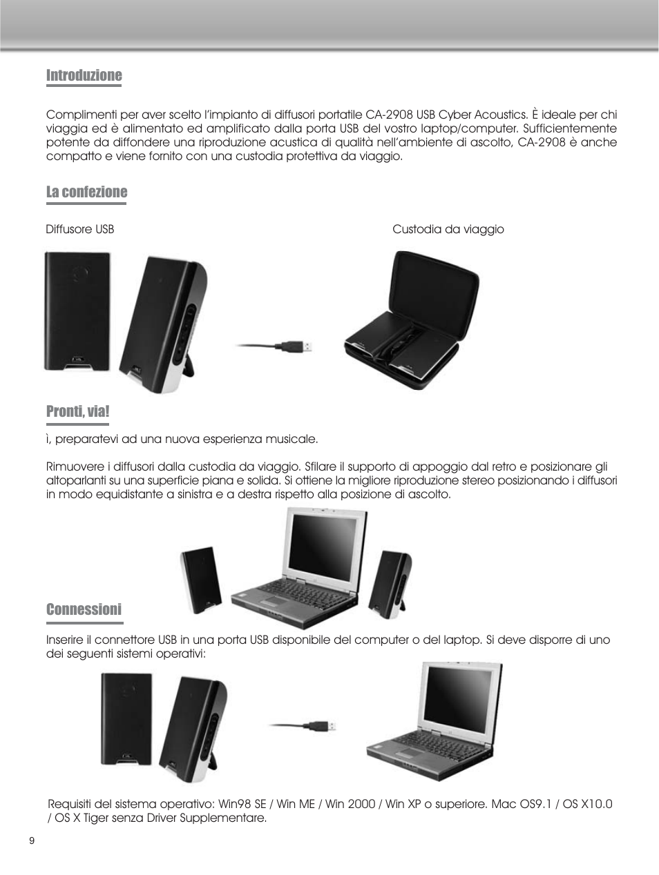Cyber Acoustics CA-2908 User Manual | Page 10 / 15