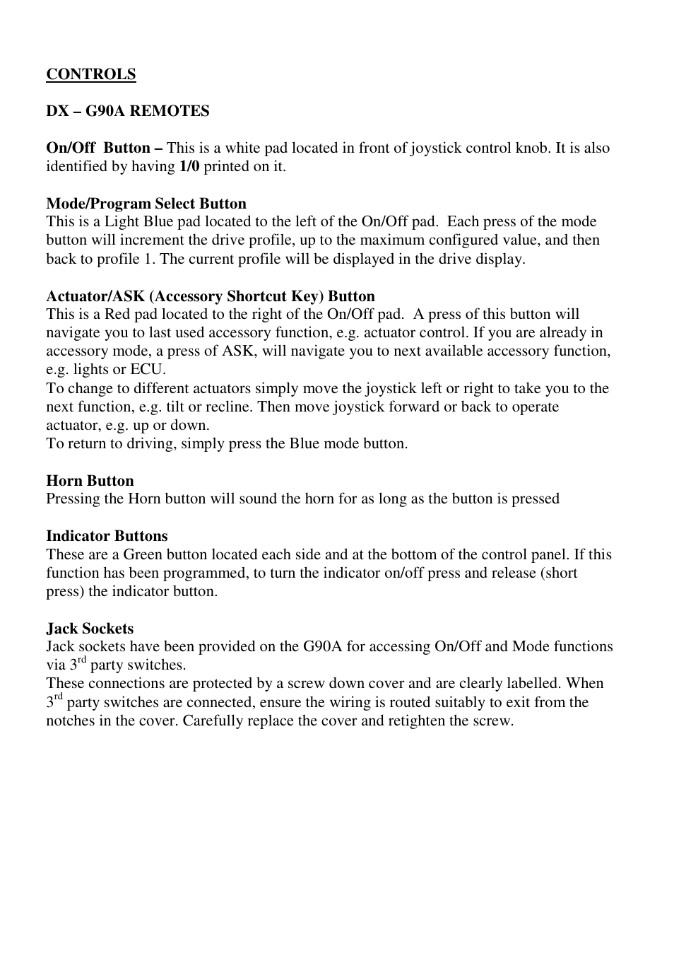 CTA 7 Series User Manual | Page 20 / 33