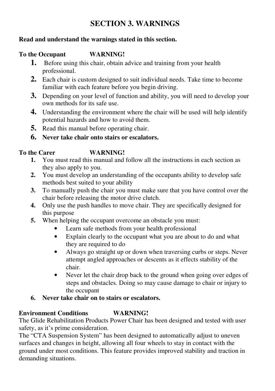 CTA 7 Series User Manual | Page 5 / 33