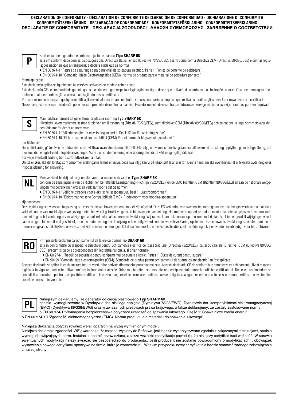 CTA SHARP 6K User Manual | Page 58 / 60