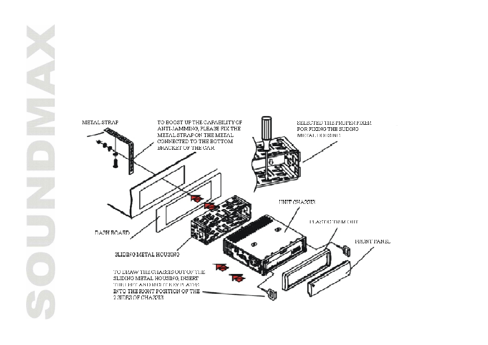 Installation/connections | SoundMax SM-CMD3000 User Manual | Page 4 / 60