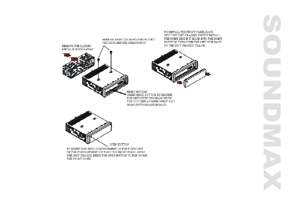 SoundMax SM-CMD3000 User Manual | Page 5 / 60