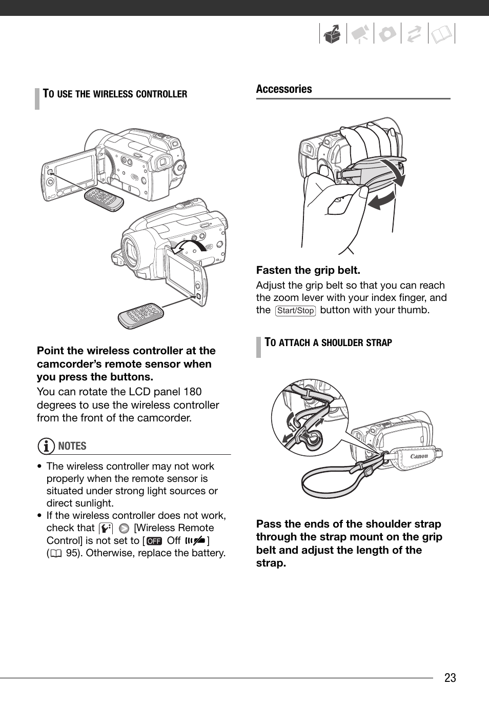 Canon HG20 User Manual | Page 23 / 129