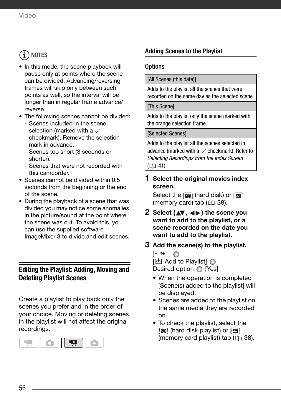 Canon HG20 User Manual | Page 56 / 129