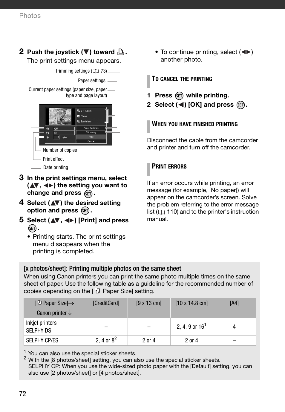 Canon HG20 User Manual | Page 72 / 129