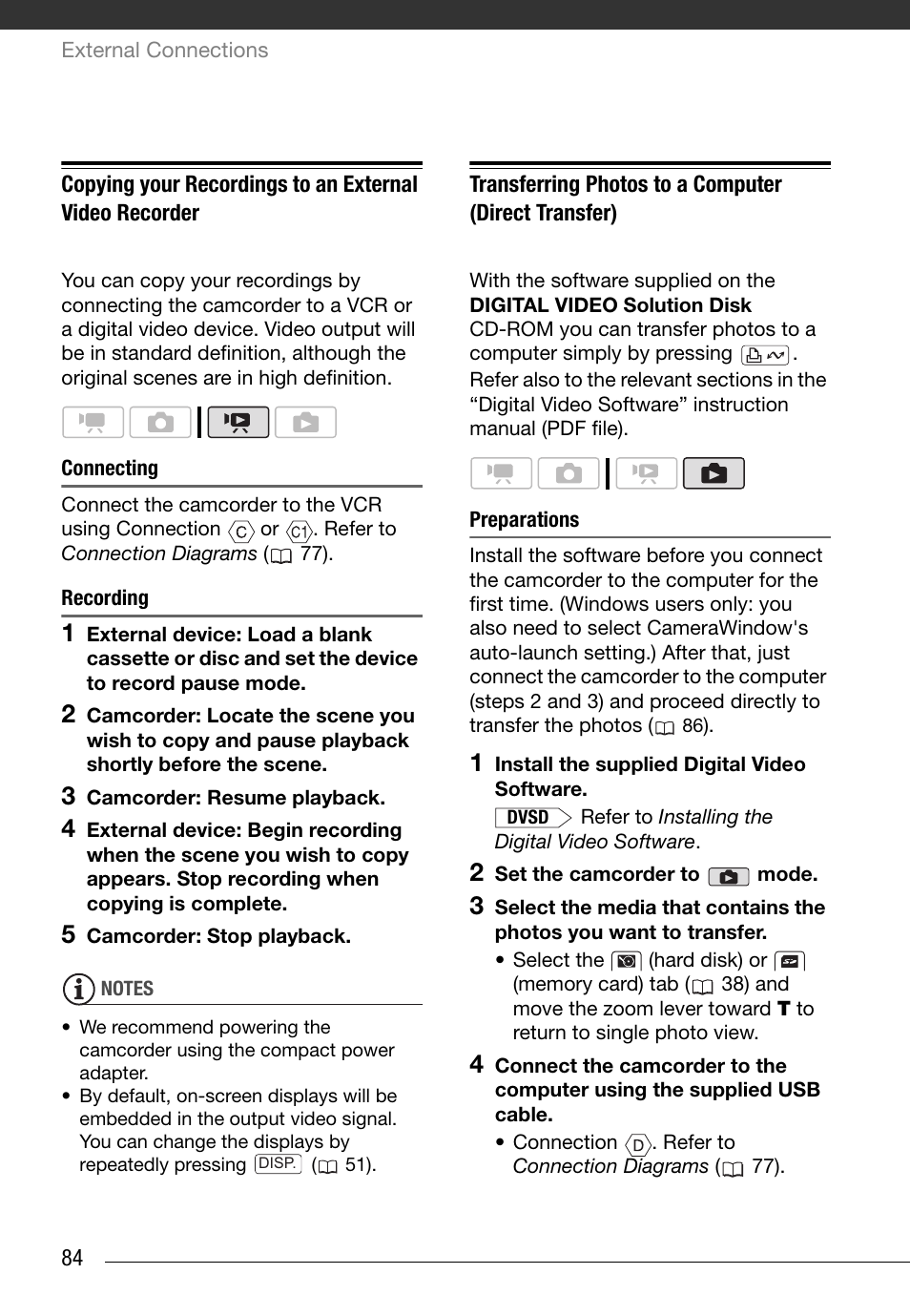 Canon HG20 User Manual | Page 84 / 129