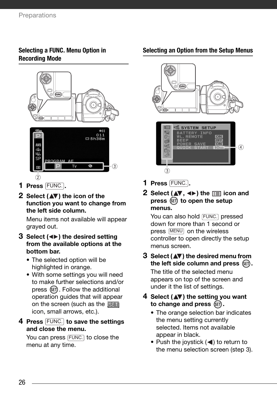 Canon FS10 User Manual | Page 26 / 110