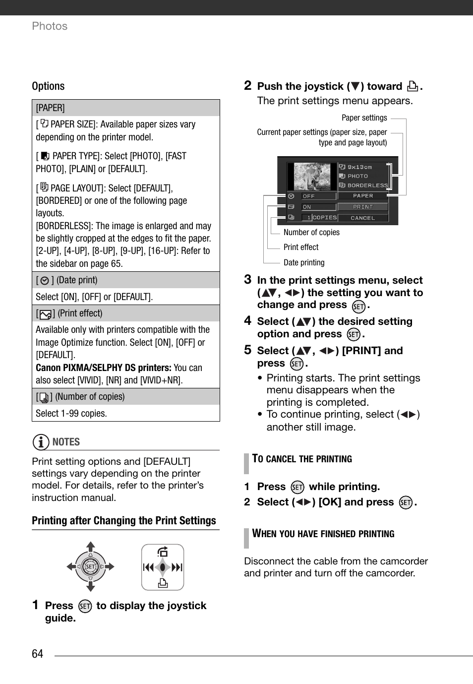 Canon FS10 User Manual | Page 64 / 110