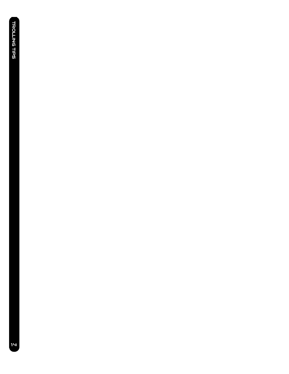 Ten good trolling tips | Cannon Uni-Troll 10TS User Manual | Page 14 / 28