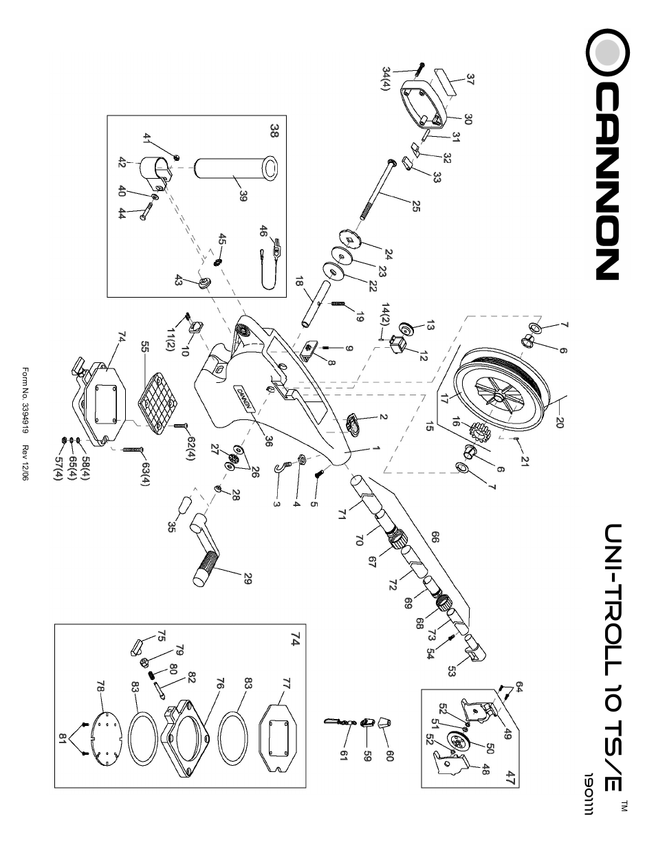 Uni-troll 10 ts/e | Cannon Uni-Troll 10TS User Manual | Page 23 / 28