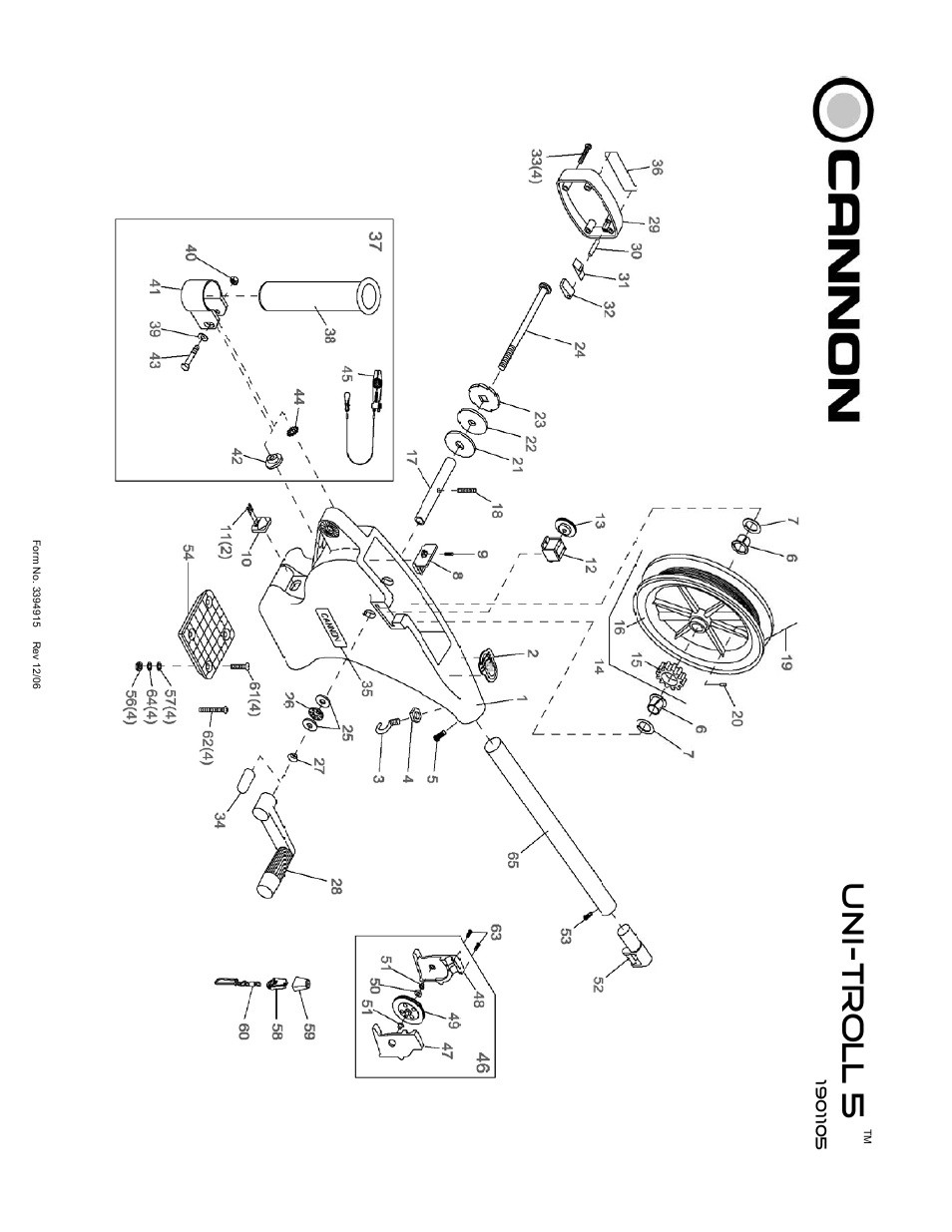Uni-troll 5 | Cannon Uni-Troll 10TS User Manual | Page 25 / 28