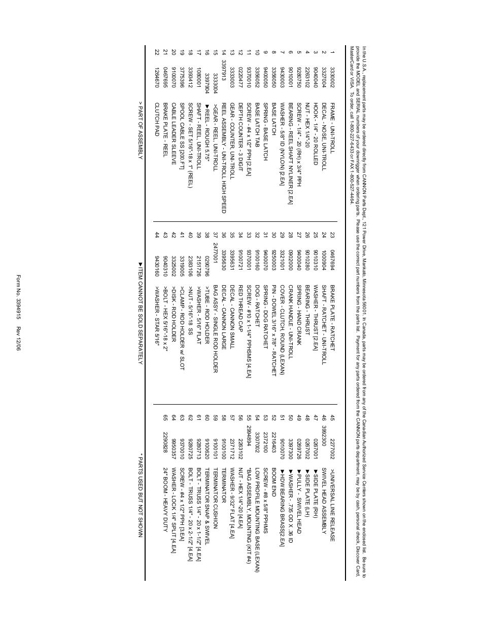 Cannon Uni-Troll 10TS User Manual | Page 26 / 28