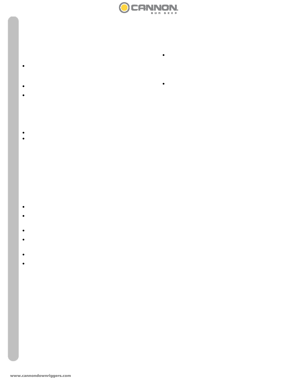 Cannon DIGI-TROLL 5 TS User Manual | Page 28 / 36
