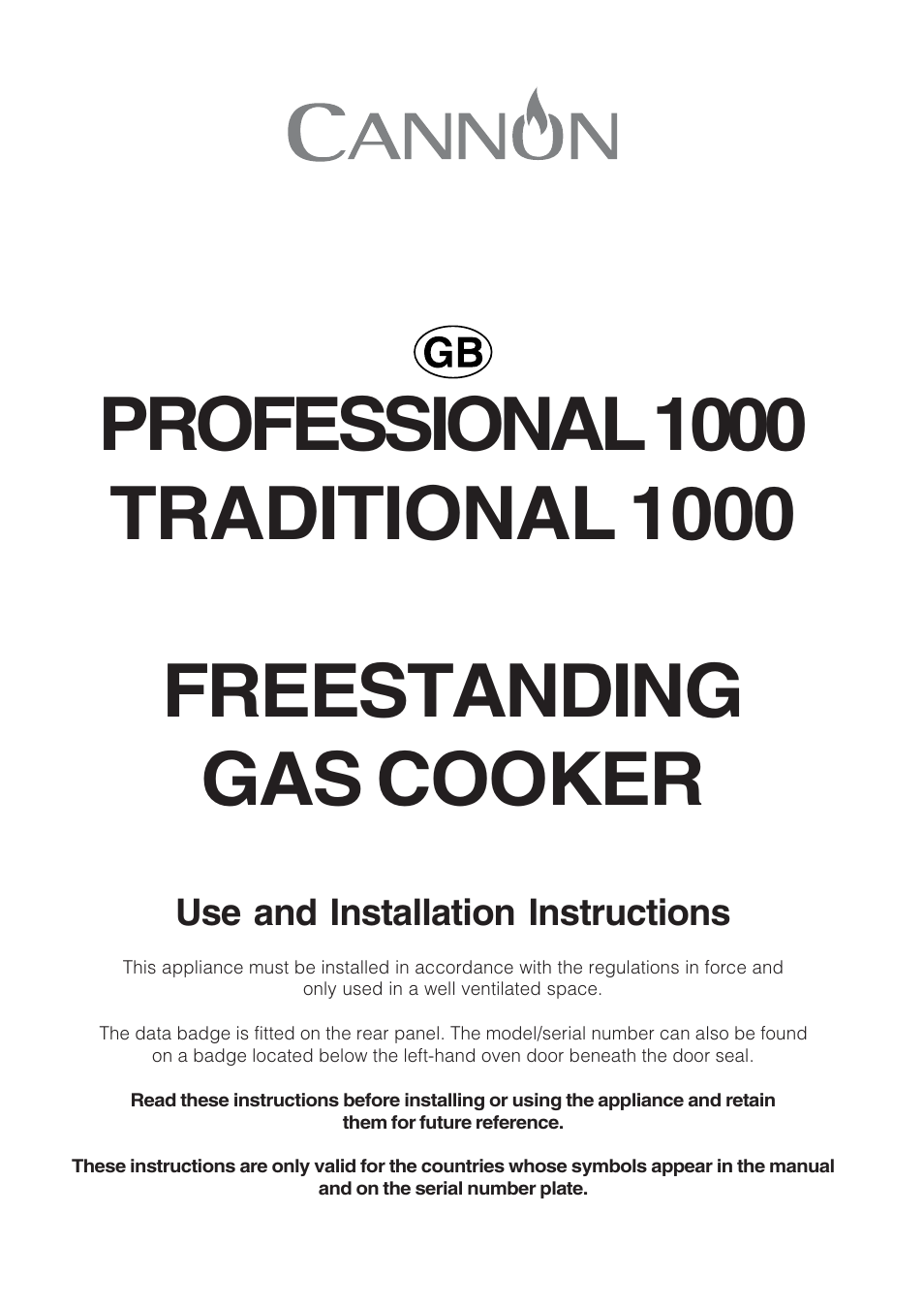 Cannon Professional User Manual | 36 pages