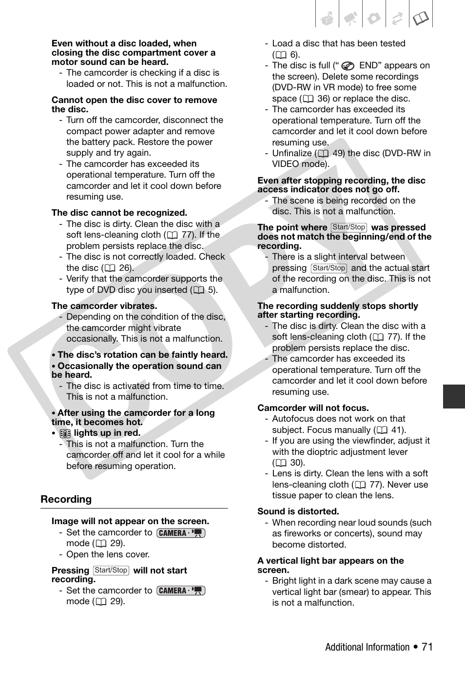 Co py | Canon DC 310 User Manual | Page 71 / 93