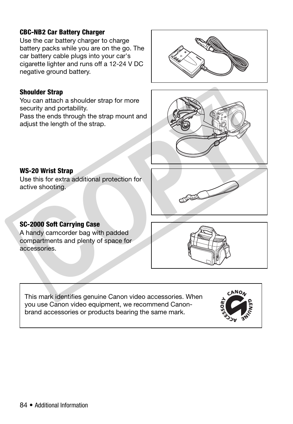 Co py | Canon DC 310 User Manual | Page 84 / 93