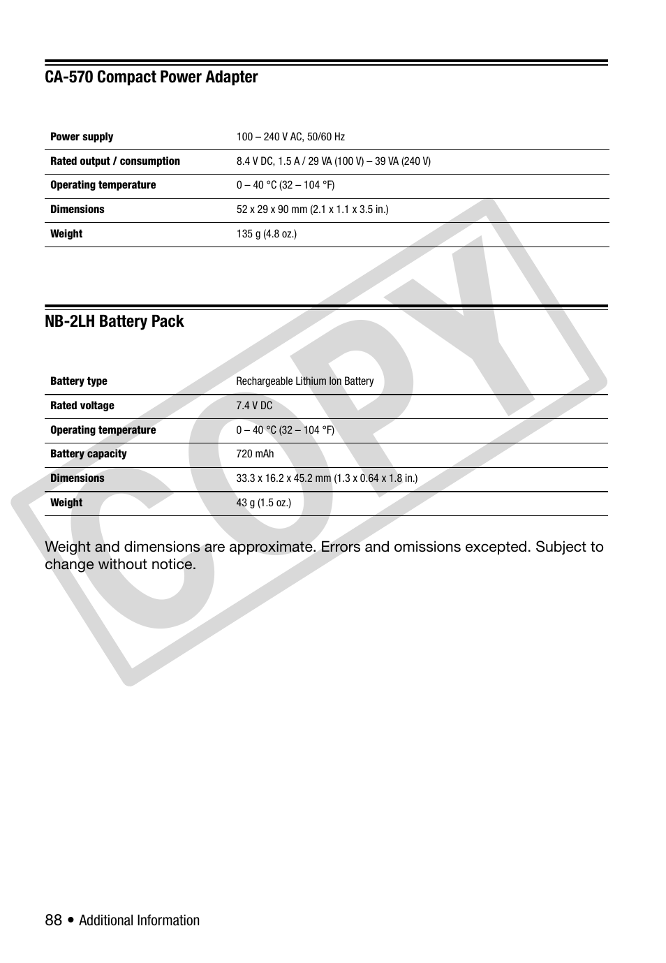 Co py | Canon DC 310 User Manual | Page 88 / 93