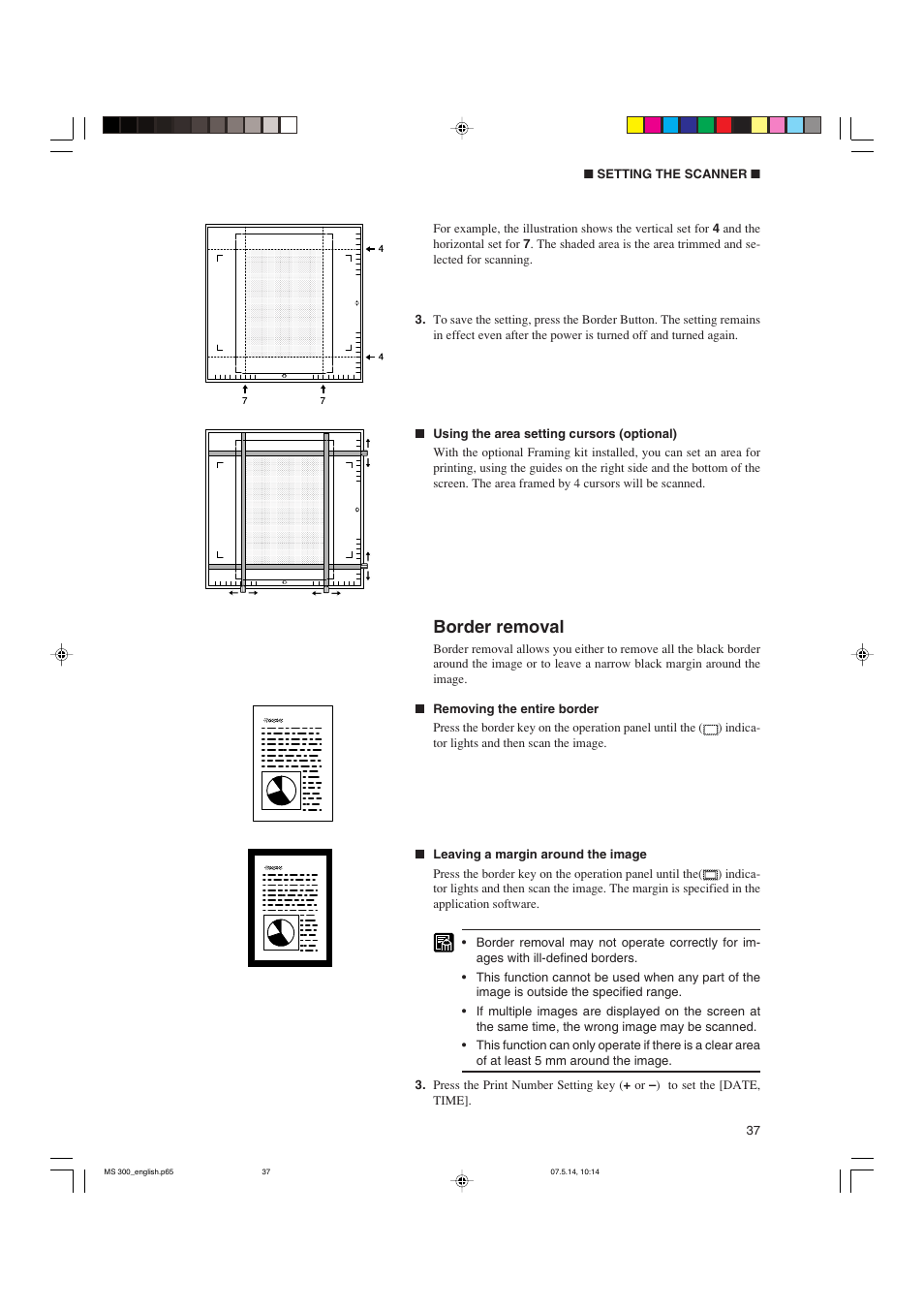 Border removal | Cannon 300II User Manual | Page 39 / 54