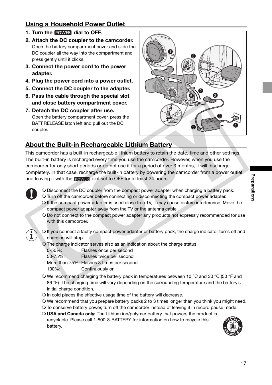 Co py | Canon XHA1S User Manual | Page 17 / 155
