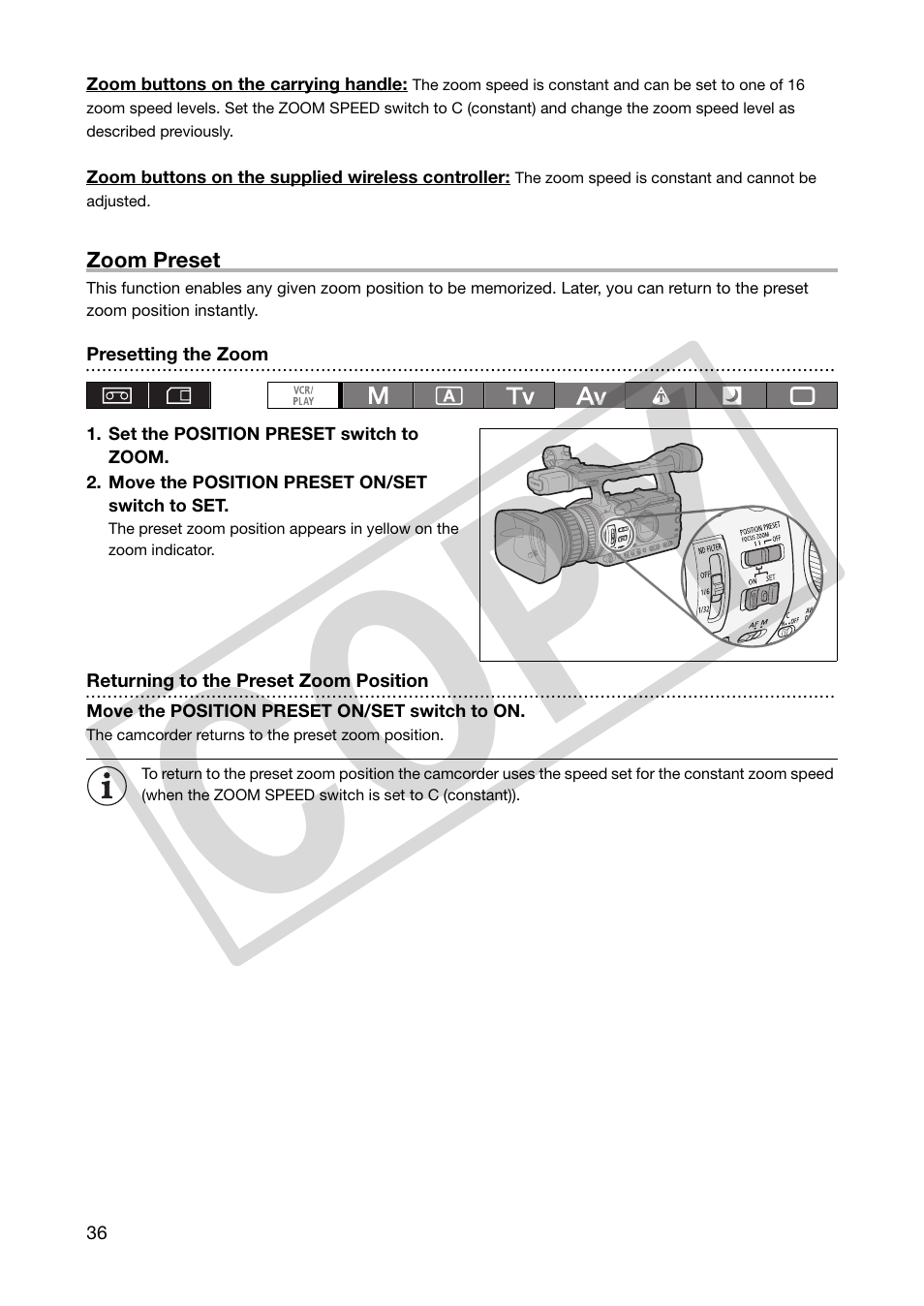 Co py | Canon XHA1S User Manual | Page 36 / 155