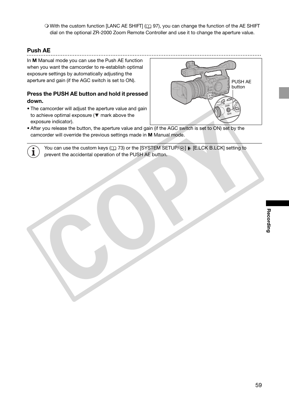 Co py | Canon XHA1S User Manual | Page 59 / 155