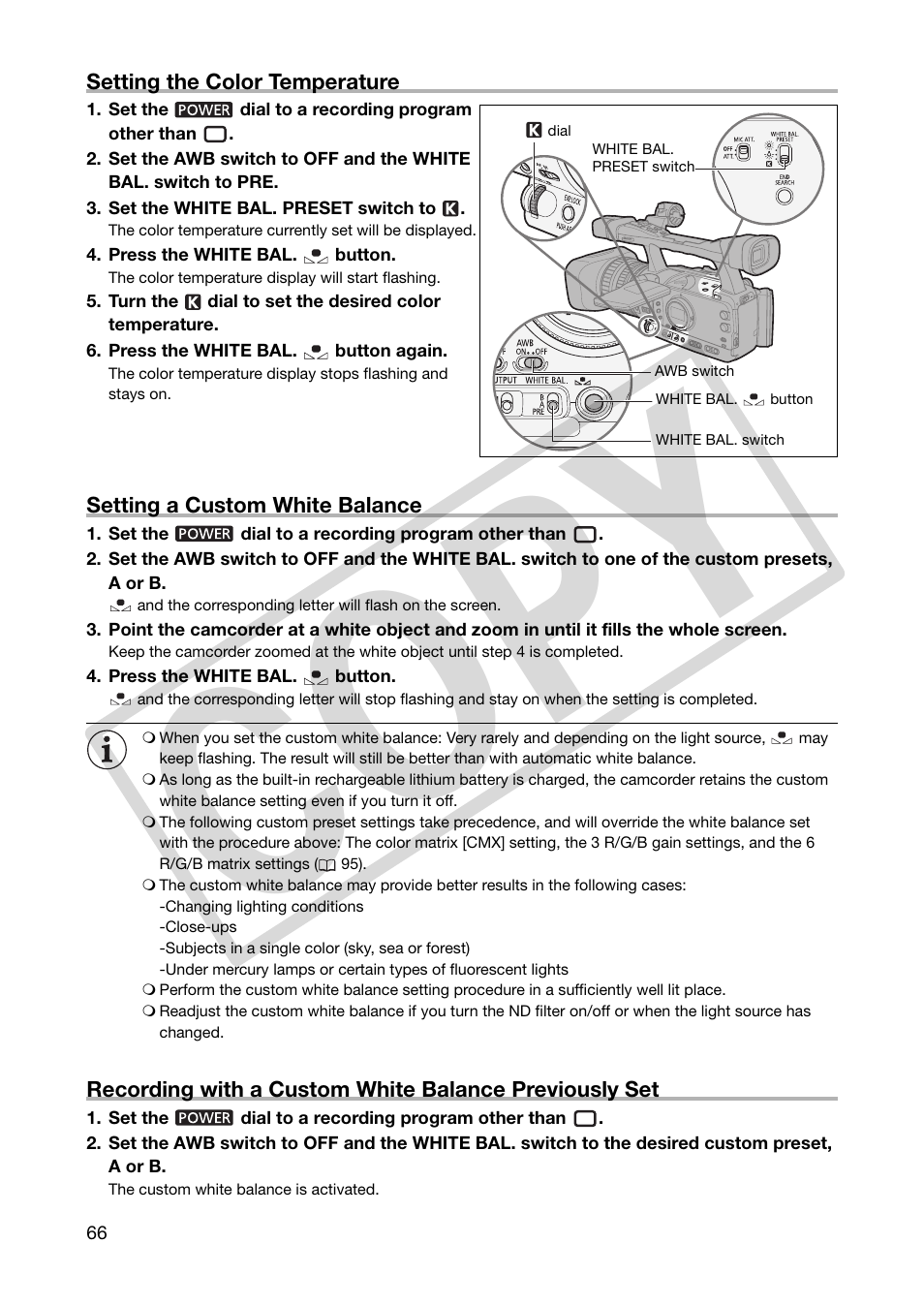 Co py | Canon XHA1S User Manual | Page 66 / 155