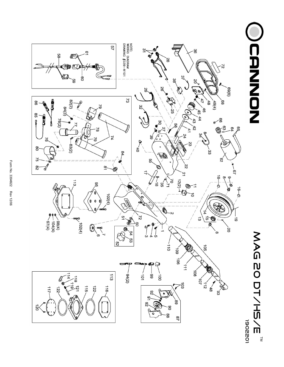 Mag 20 dt/hs/e | Cannon Mag 20 Dt/Hs User Manual | Page 23 / 28