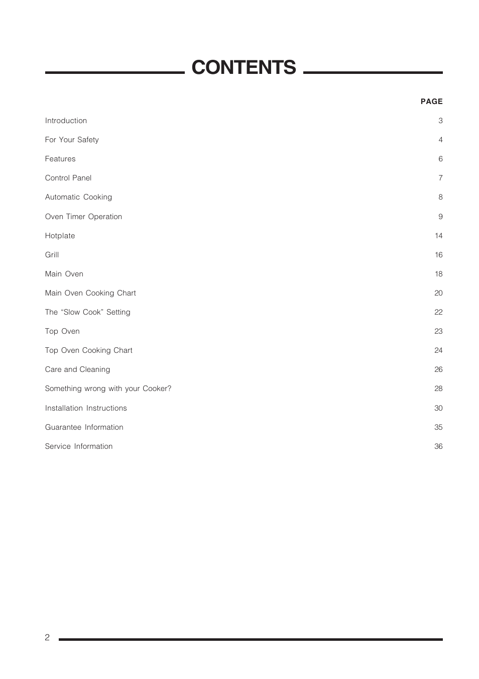 Cannon Carrick C60GCIS User Manual | Page 2 / 40