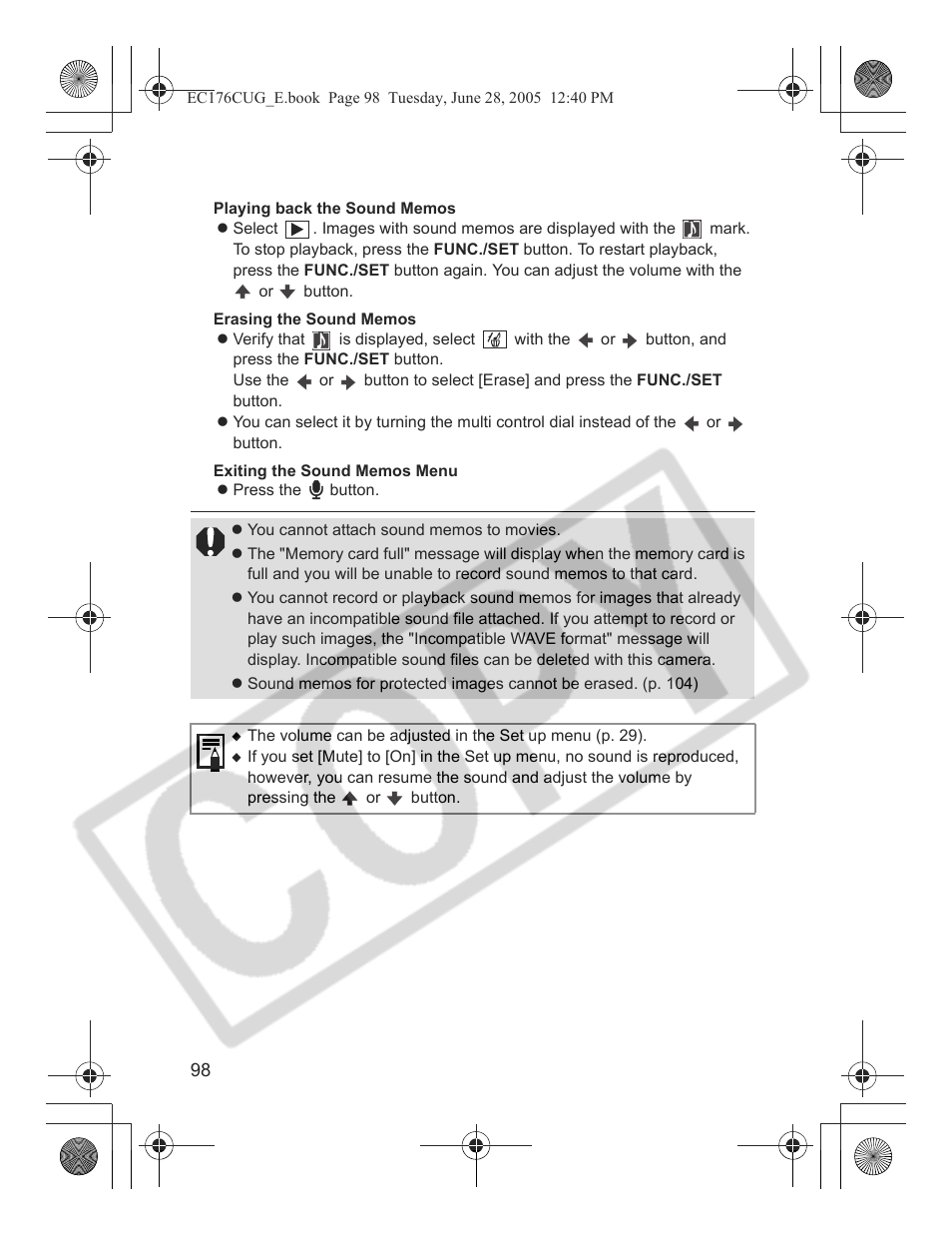 Canon S80 User Manual | Page 100 / 163