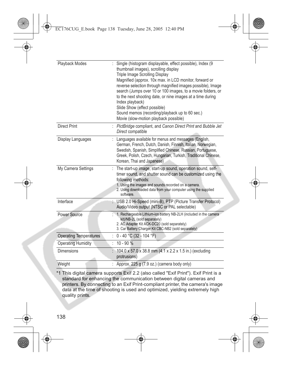 Canon S80 User Manual | Page 140 / 163