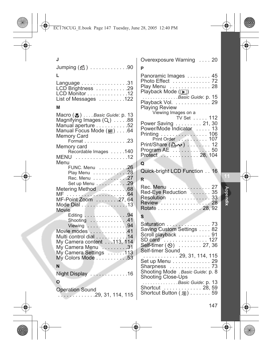 Canon S80 User Manual | Page 149 / 163