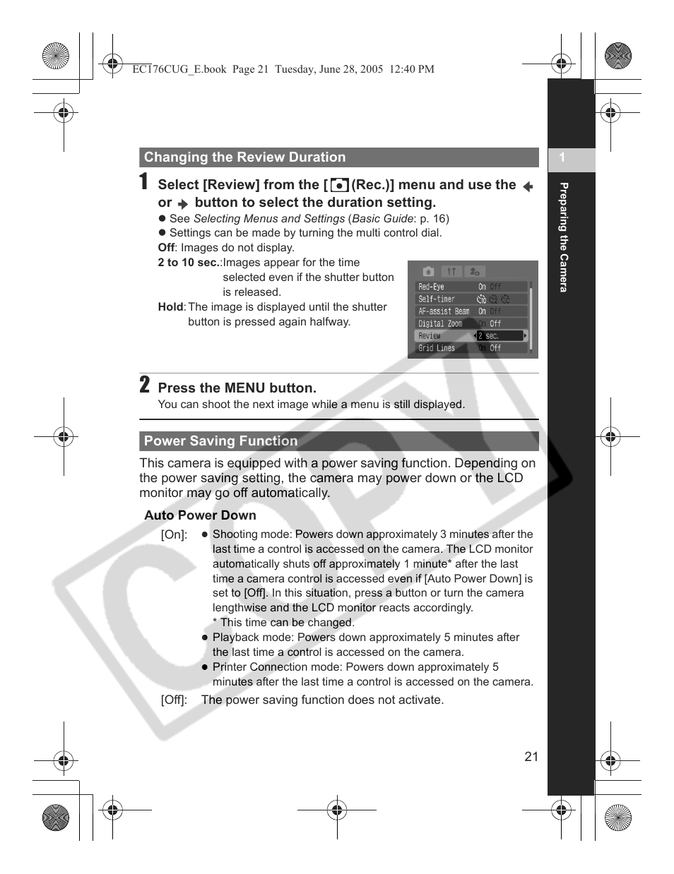 Canon S80 User Manual | Page 23 / 163