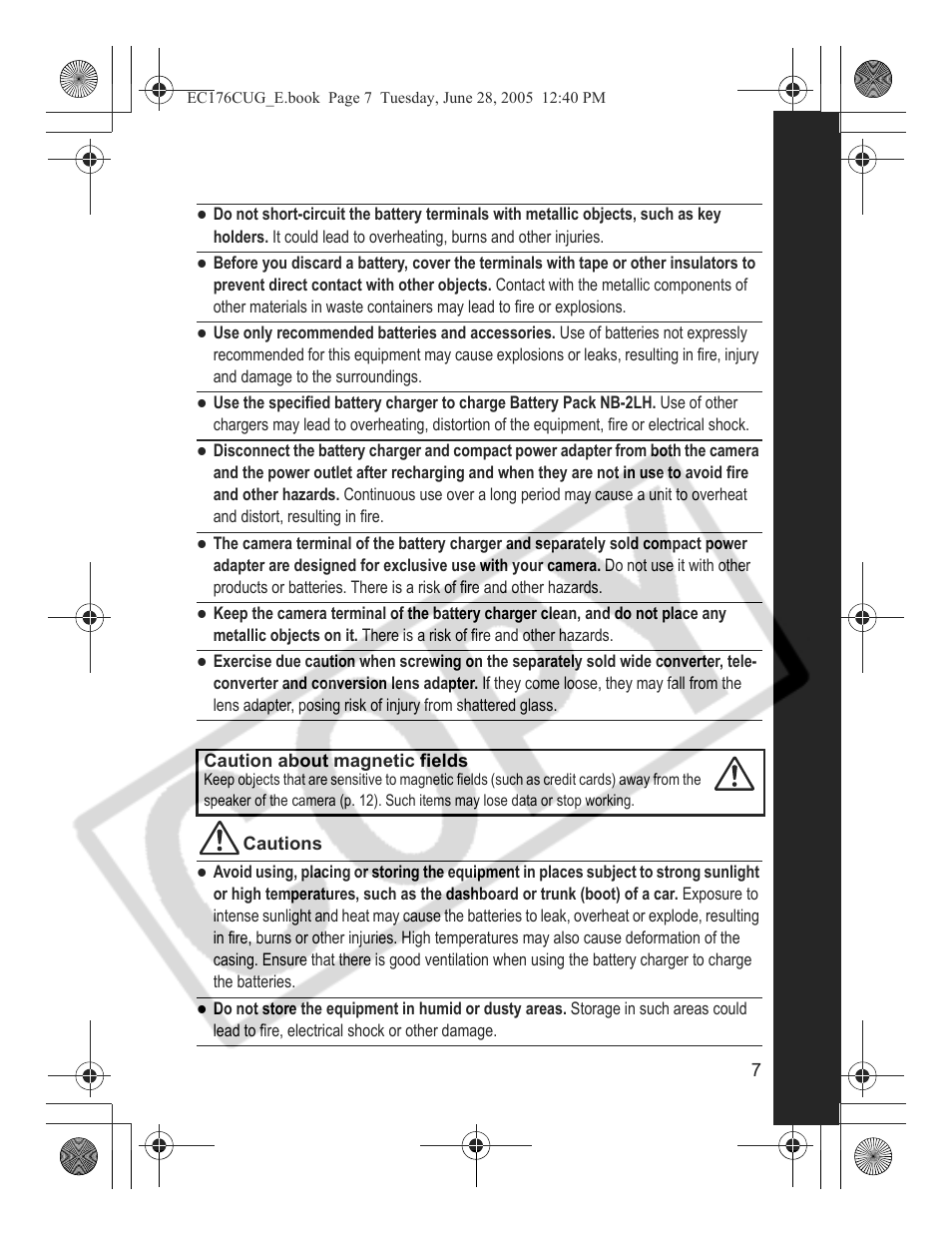 Canon S80 User Manual | Page 9 / 163